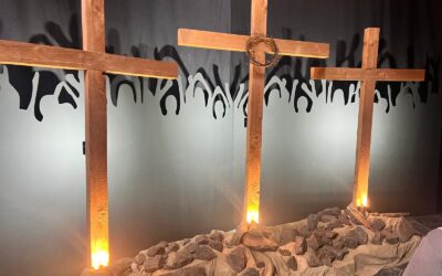 Der Ostergarten im Kempen – die 6c auf einer „Reise“ durch das Leben Jesu